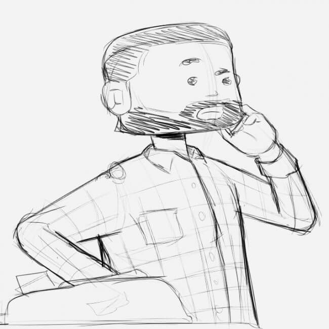 Farmer Sketch