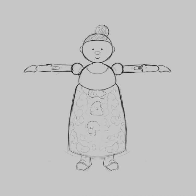 Mother Sketch